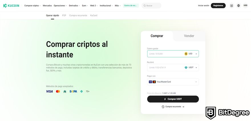 KuCoin Opiniones: Comprar Criptomonedas al Instante.