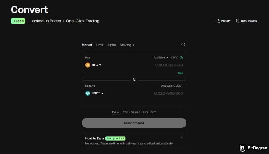 KuCoin vs Bybit: KuCoin's convert page. KuCoin vs Bybit: KuCoin's convert page.