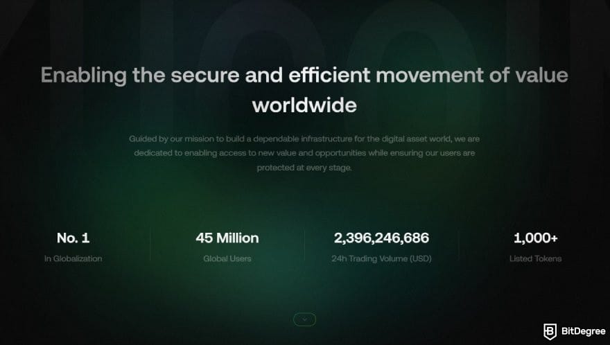 KuCoin vs Bybit: KuCoin's core statistics. KuCoin vs Bybit: KuCoin's core statistics.