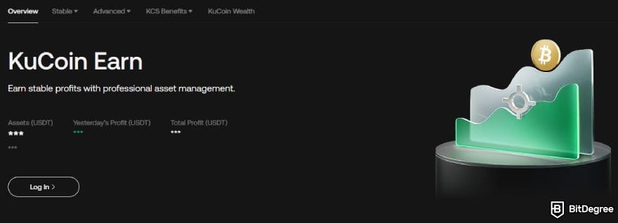KuCoin vs Bybit: KuCoin Earn page. KuCoin vs Bybit: KuCoin Earn page.