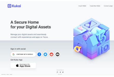 Kukai - Best Minimalist Tezos Wallet Kukai - Best Minimalist Tezos Wallet