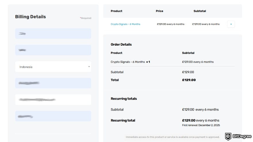 Learn2Trade review: fill in your detail.