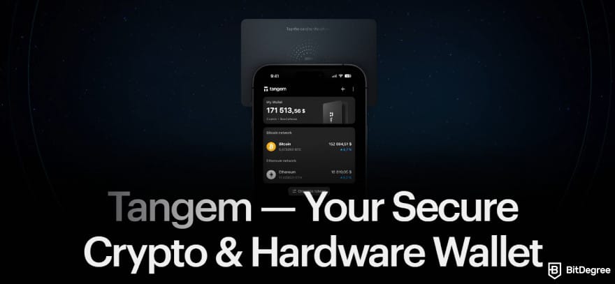 Ledger alternatives: Tangem's homepage.