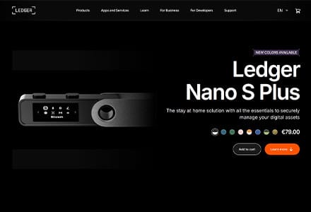 Ledger Nano S Plus - 5,500+ Varlığı Destekleyen Güvenli Soğuk Cüzdan