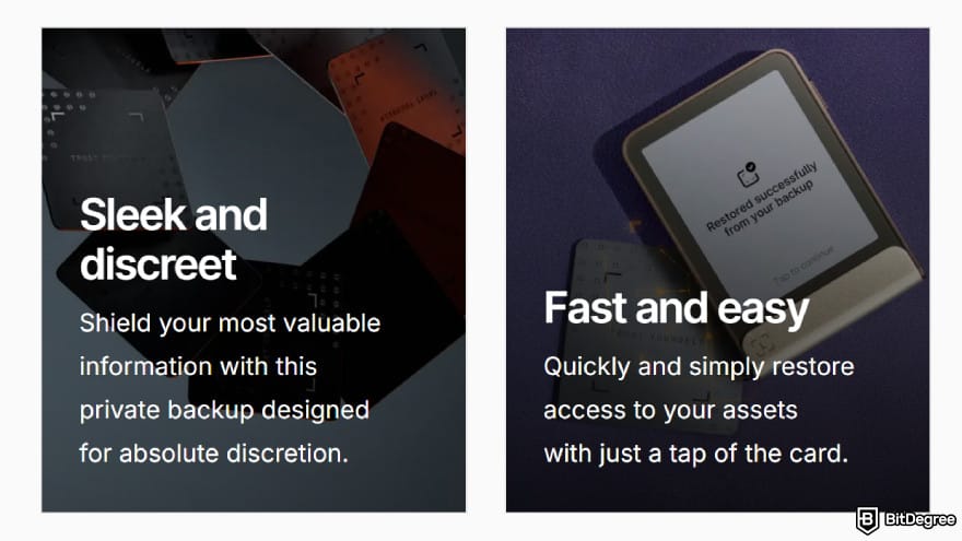Ledger Recovery Key review: sleek and discreet, and also easy to use.