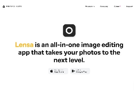 Lensa - An Easy-to-Use Photo Editing Application