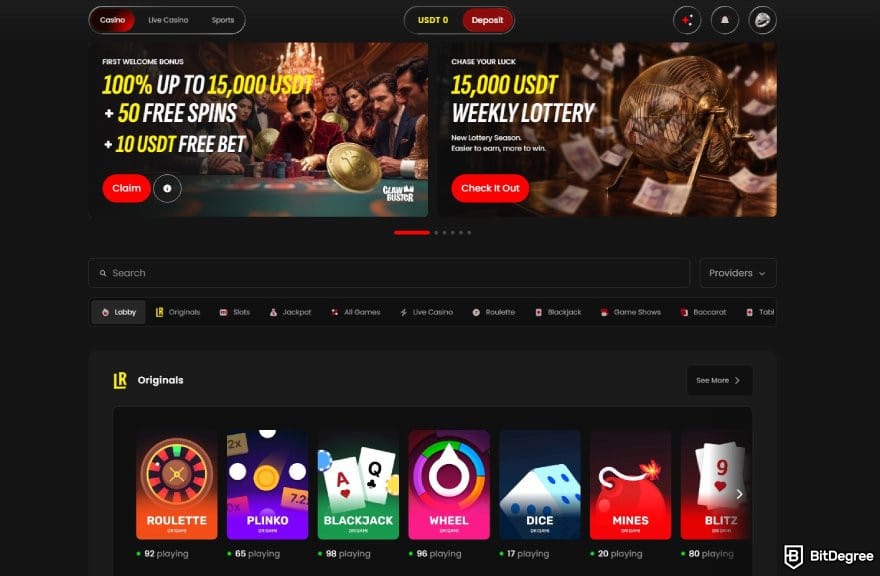 Lucky Rollers casino review: Lucky Rollers homepage. Lucky Rollers casino review: Lucky Rollers homepage.