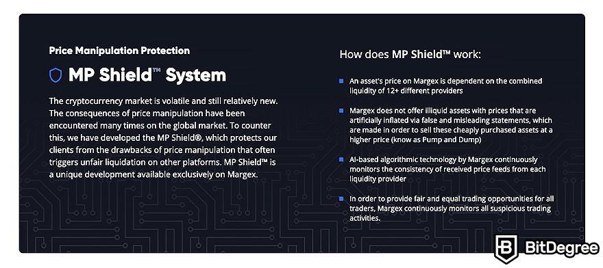 Margex review: MP Shield system.