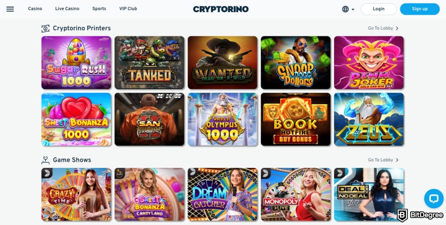 Metaspins review: Cryptorino homepage. Metaspins review: Cryptorino homepage.