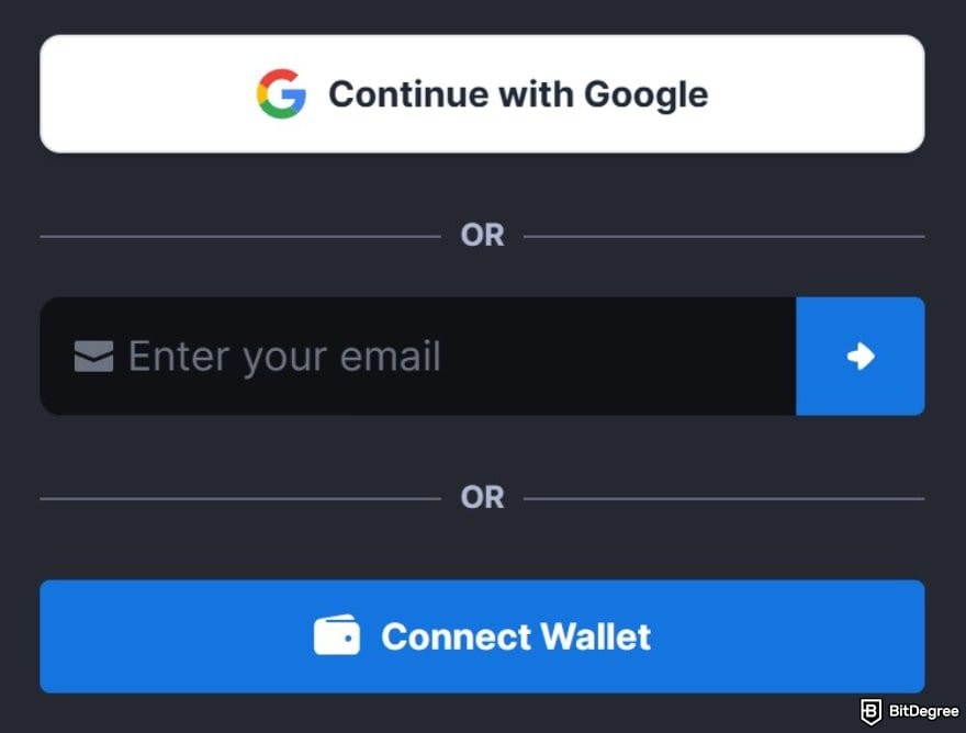 MetaWin Casino review: the login window on MetaWin.