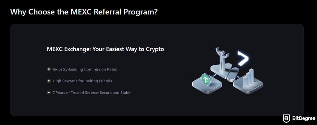MEXC staking: reasons to join the MEXC's referral program.