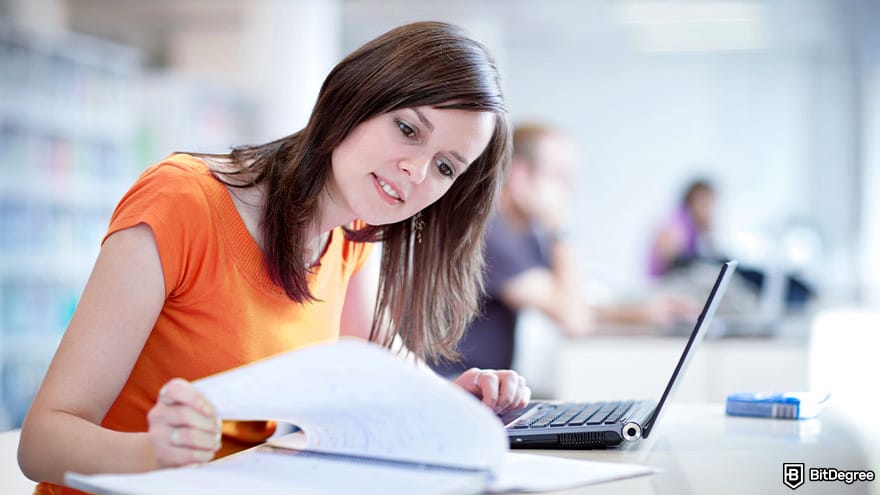 MIT data science certificate: girl learning MIT statistics and data science.