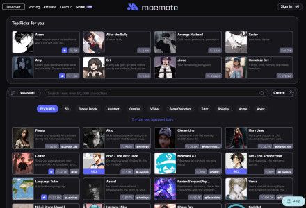 Moemate - Premium Language Models for High-Quality Chats