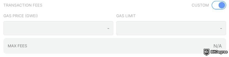 Money stuck in a DeFi wallet: Ledger's gas fees.