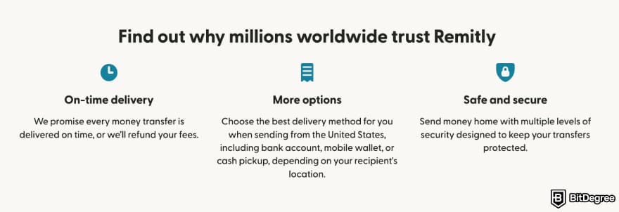 MoneyGram alternatives: reasons why users choose Remitly.