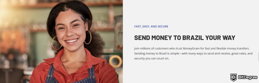 MoneyGram review: send money to Brazil with MoneyGram.