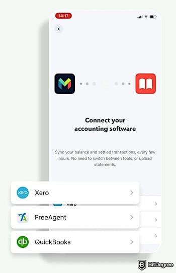 Monzo review: Monzo's accounting software integrations.