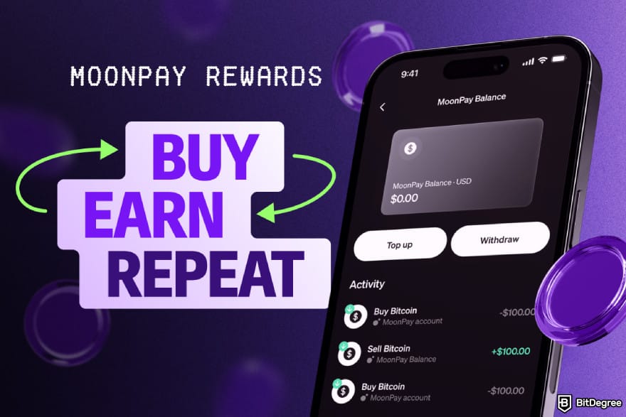 MoonPay review: how MoonPay rewards work.