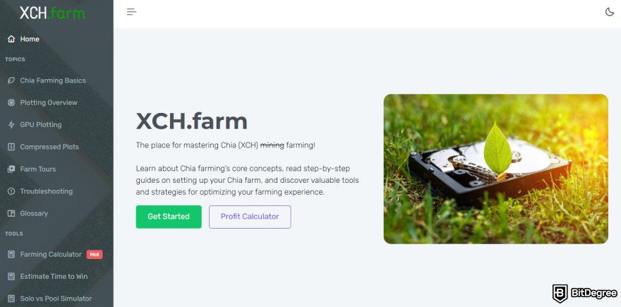 Most energy efficient cryptocurrency: Chia website.