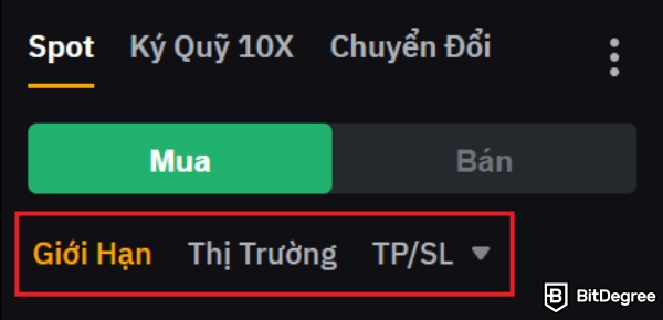 Mua WIF coin như thế nào: Các lệnh mua trên ByBit.