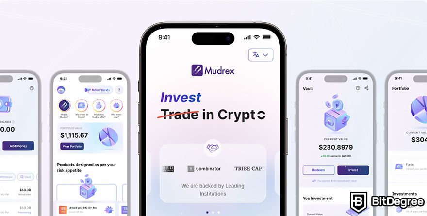 Mudrex review: Mudrex app.