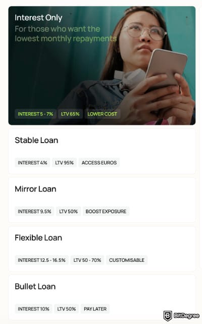 Nebeus review: choosing the type of loan. Nebeus review: choosing the type of loan.