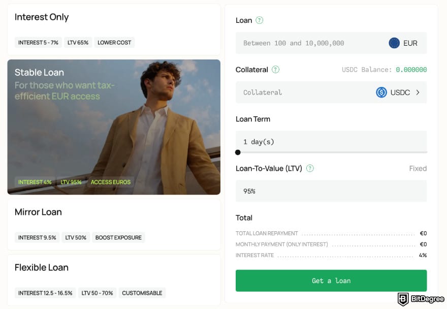 Nebeus review: the StableLoan tab. Nebeus review: the StableLoan tab.