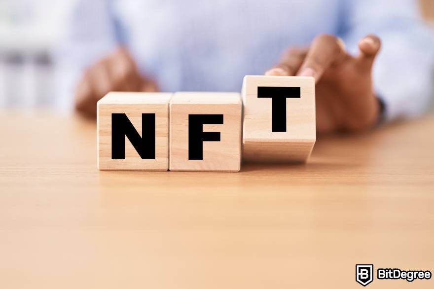 NFT environmental impact: NFT wooden cubes