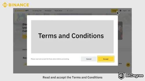 NFT Music: Binance NFT creation terms and conditions