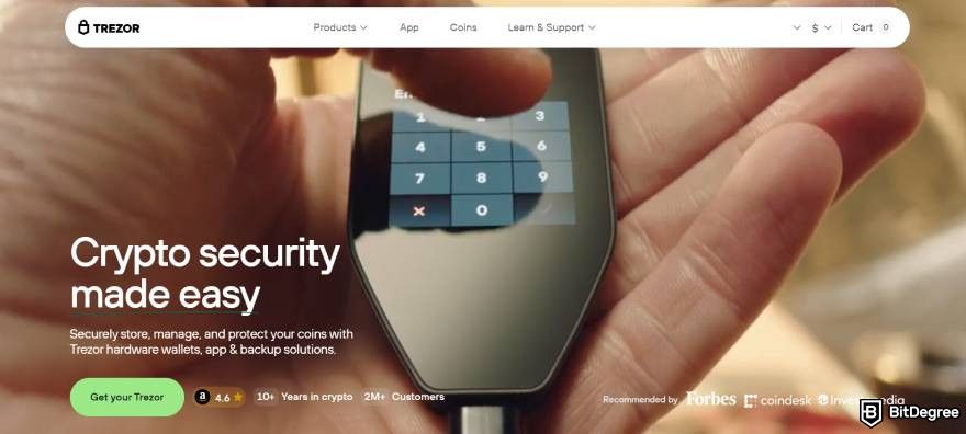 NGRAVE ZERO review: Trezor's crypto security.