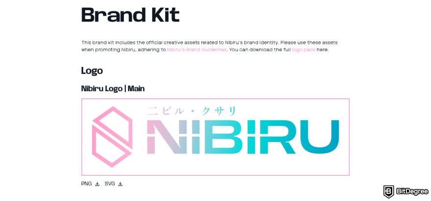 Nibiru.fi airdrops: Nibiru brand kit.