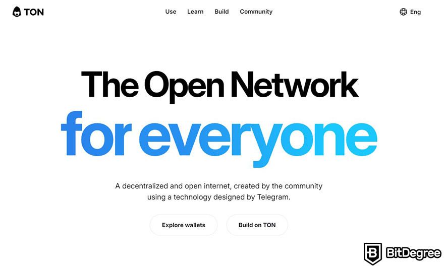 Notcoin Bybit: The homepage for The Open Network.