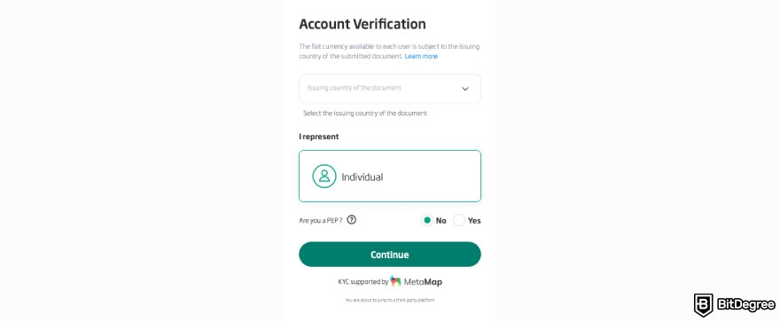 NovaDAX review: start verification.