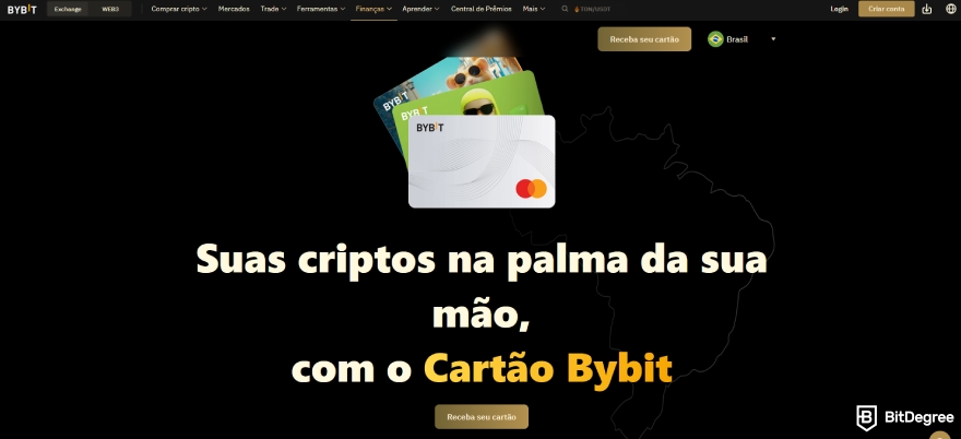 O que é Bybit: Cartão Bybit.