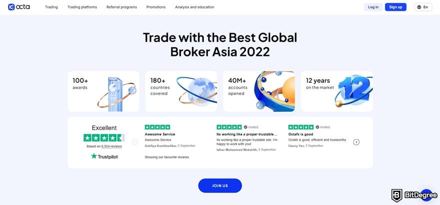 OctaFX reviews: OctaFX's rewards and user reviews.