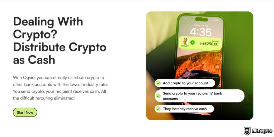 OFX alternative: Ogvio business crypto cash out section. OFX alternative: Ogvio business crypto cash out section.