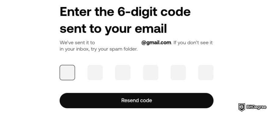 OKX margin trading: OKX asking you to enter the 6-digit code.