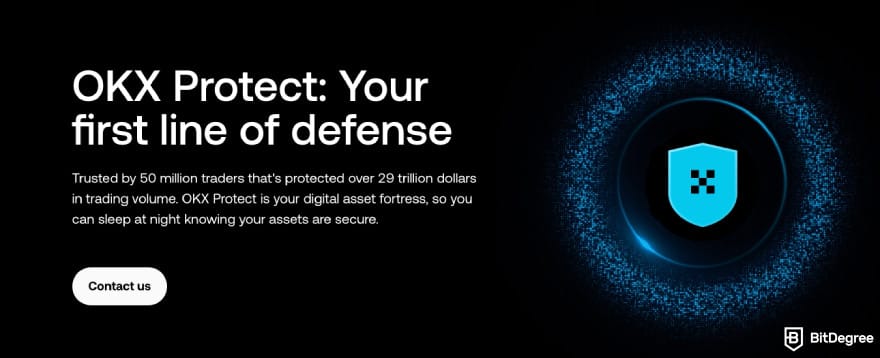 OKX exchange review: OKX Protect.