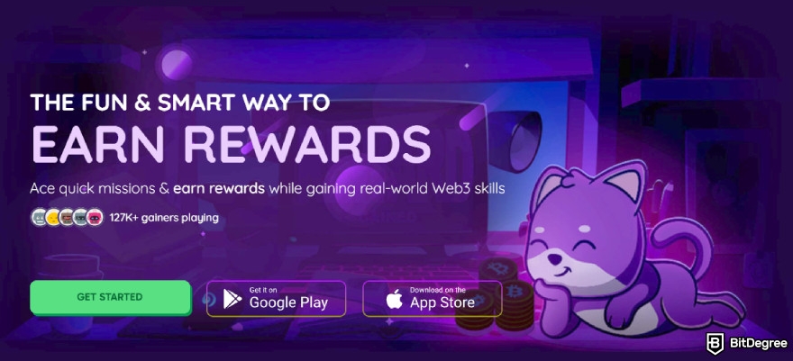 Online games to play when bored: BitDegree e-learning platform to master real-world Web3 skills.