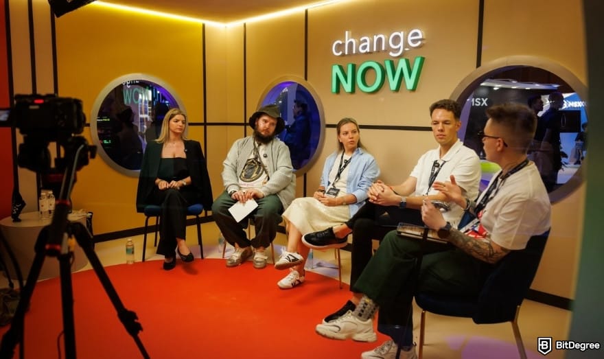 a panel hosted by ChangeNOW at TOKEN2049 Singapore. a panel hosted by ChangeNOW at TOKEN2049 Singapore.