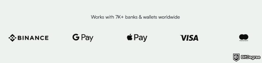 PayPal alternative: Ogvio showcasing supported payment methods.