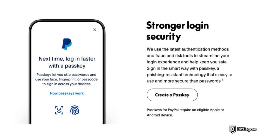 PayPal review: PayPal passkeys. PayPal review: PayPal passkeys.