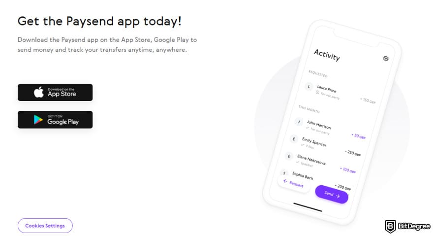 Paysend review: download Paysend on the App Store or Google Play.