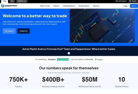 Pepperstone - Crypto Indices & Multi-Platform Trading