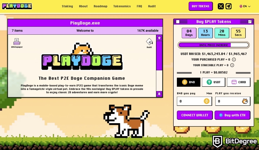 Tiền điện tử tốt nhất để đầu tư ngắn hạn: PlayDoge.