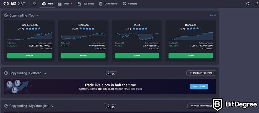 Prime XBT futures review: copy-trading view.