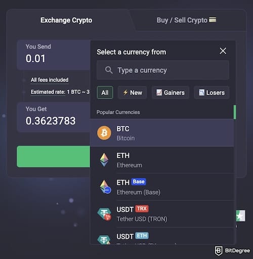 Privacy-focused exchange: ChangeNOW's crypto options. Privacy-focused exchange: ChangeNOW's crypto options.