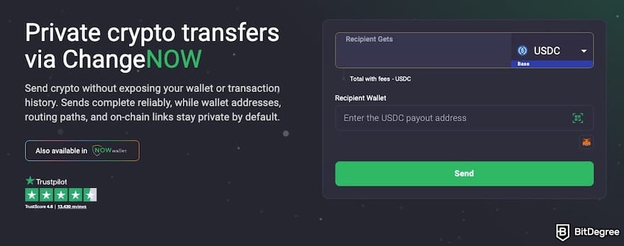 Privacy-focused exchange: private crypto transfers on ChangeNOW. Privacy-focused exchange: private crypto transfers on ChangeNOW.