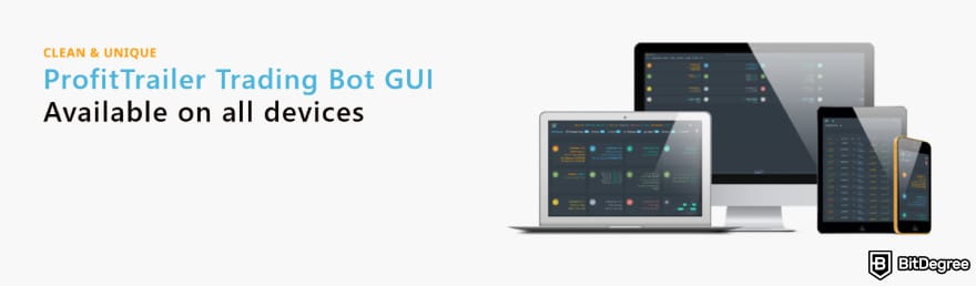 Profit Trailer review: ProfitTrailer's availability on all devices.