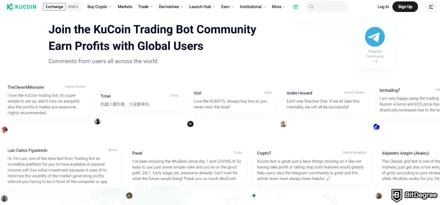 Profit Trailer review: KuCoin's feedback from the trading bot community.